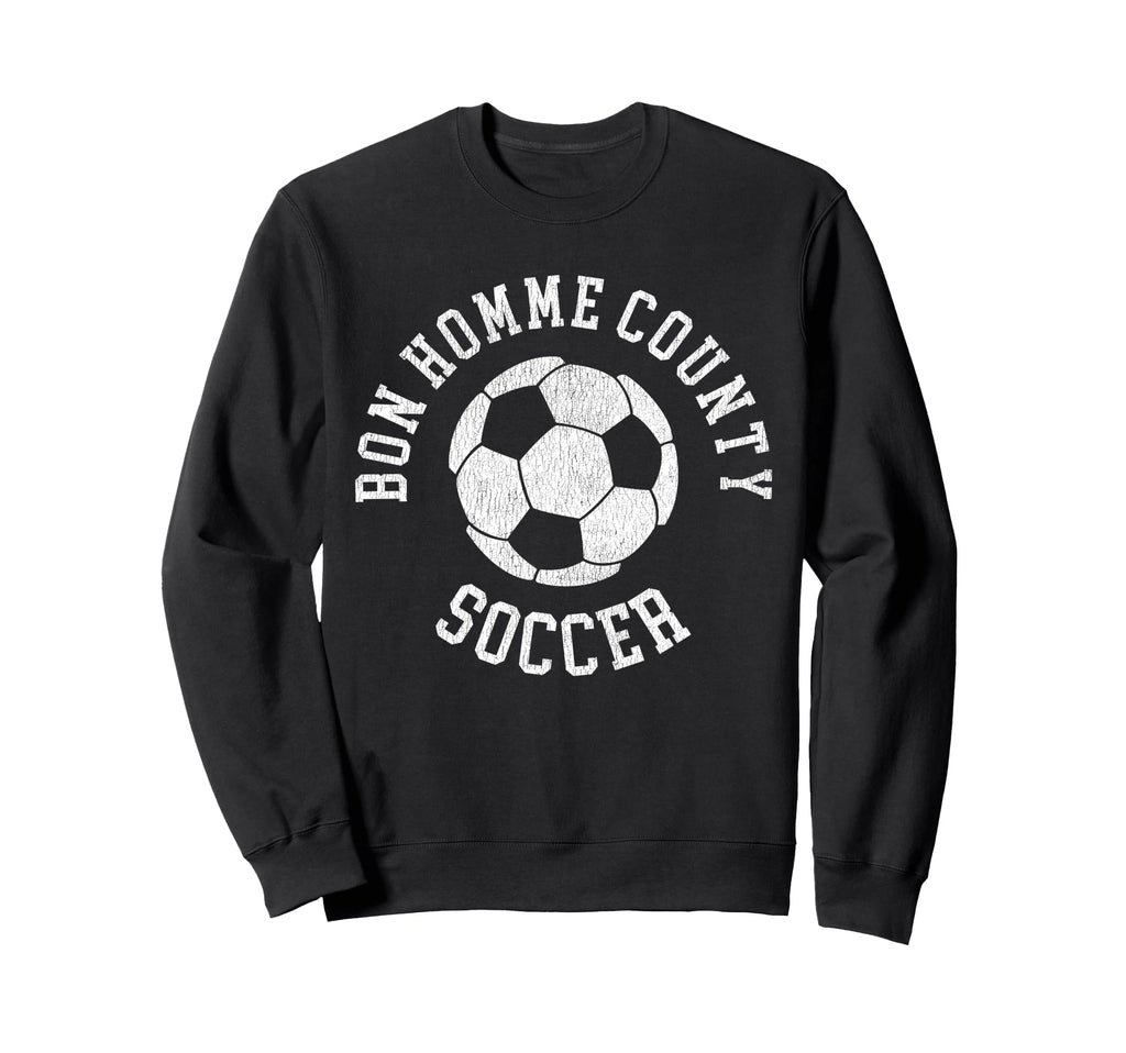 Bon Homme County Soccer Distressed Sweatshirt - Streetwear Style Men Women