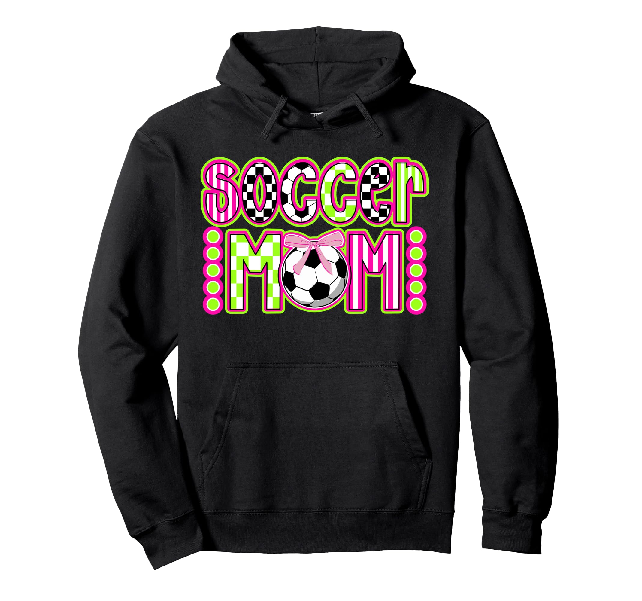 Soccer Mom Soccer Player Mama Hoodie - Fun Novelty Design Men Women
