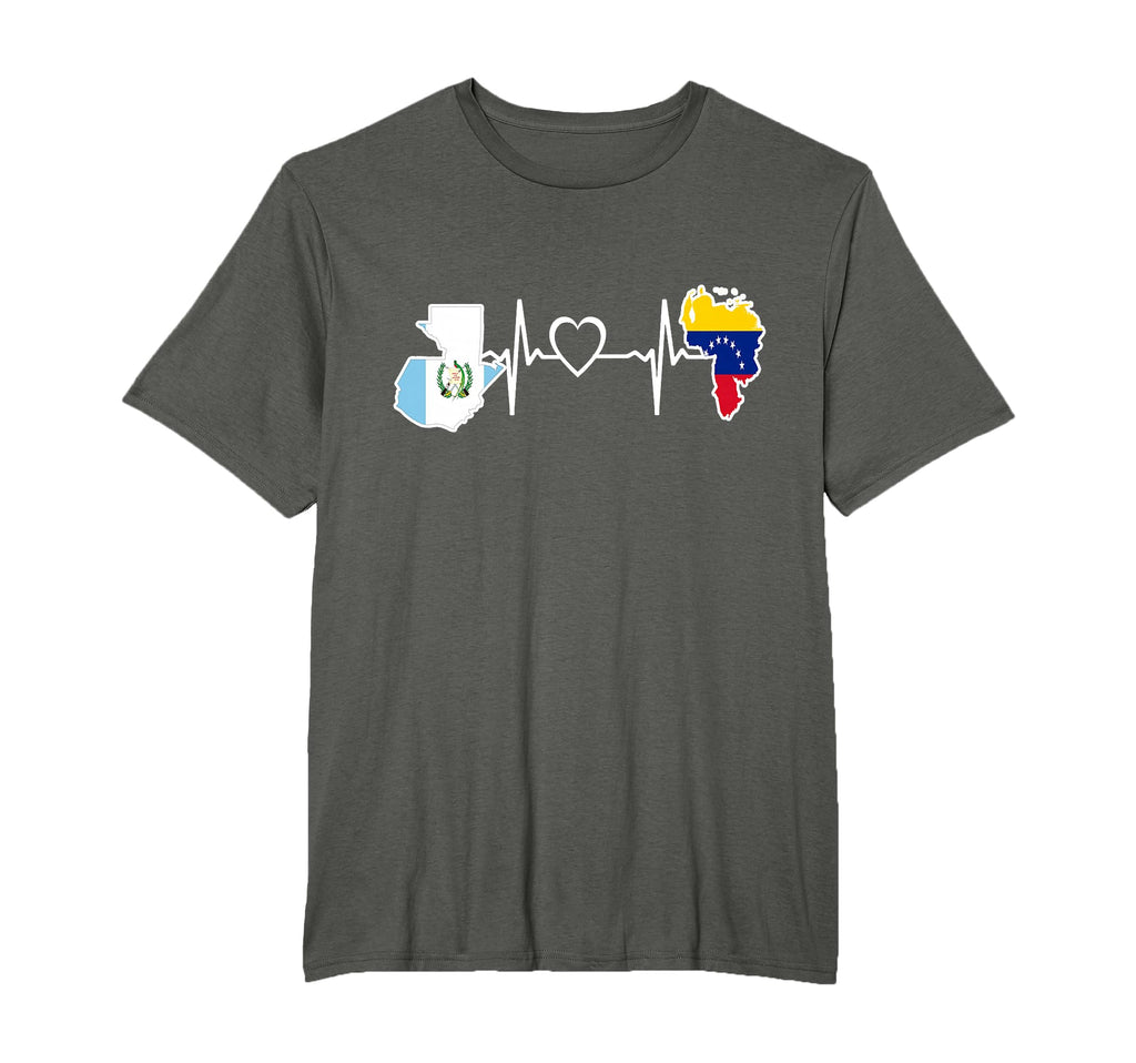 Guatemala Venezuela Flag Guatemalan T-Shirt - Novelty Apparel for Adults