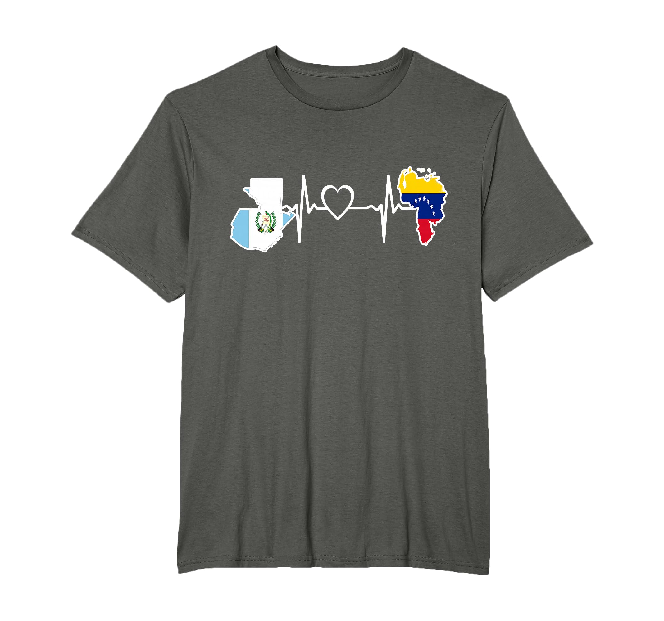 Guatemala Venezuela Flag Guatemalan T-Shirt - Novelty Apparel for Adults