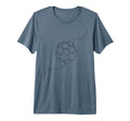 One Line Art Minimalist Soccer T-Shirt - Casual Everyday Wear Men Women
