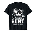 Senior Aunt Class 2026 Soccer T-Shirt - Novelty Apparel for Adults
