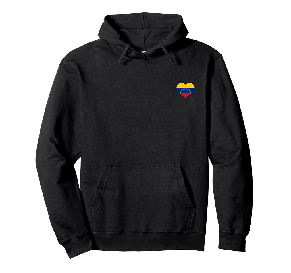 Venezuela Heart Pride Venezuela Flag Hoodie - Graphic Print Unisex