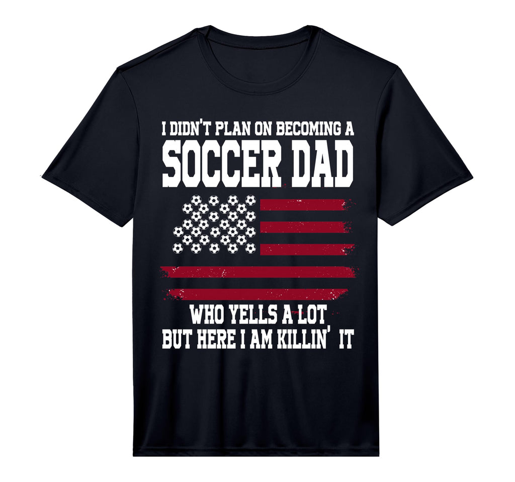 Mens I Didnt Plan Becoming Soccer T-Shirt - Custom Art Print for Adults