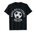 Roger Mills County Soccer Distressed 90S T-Shirt - Custom Art Print Unisex