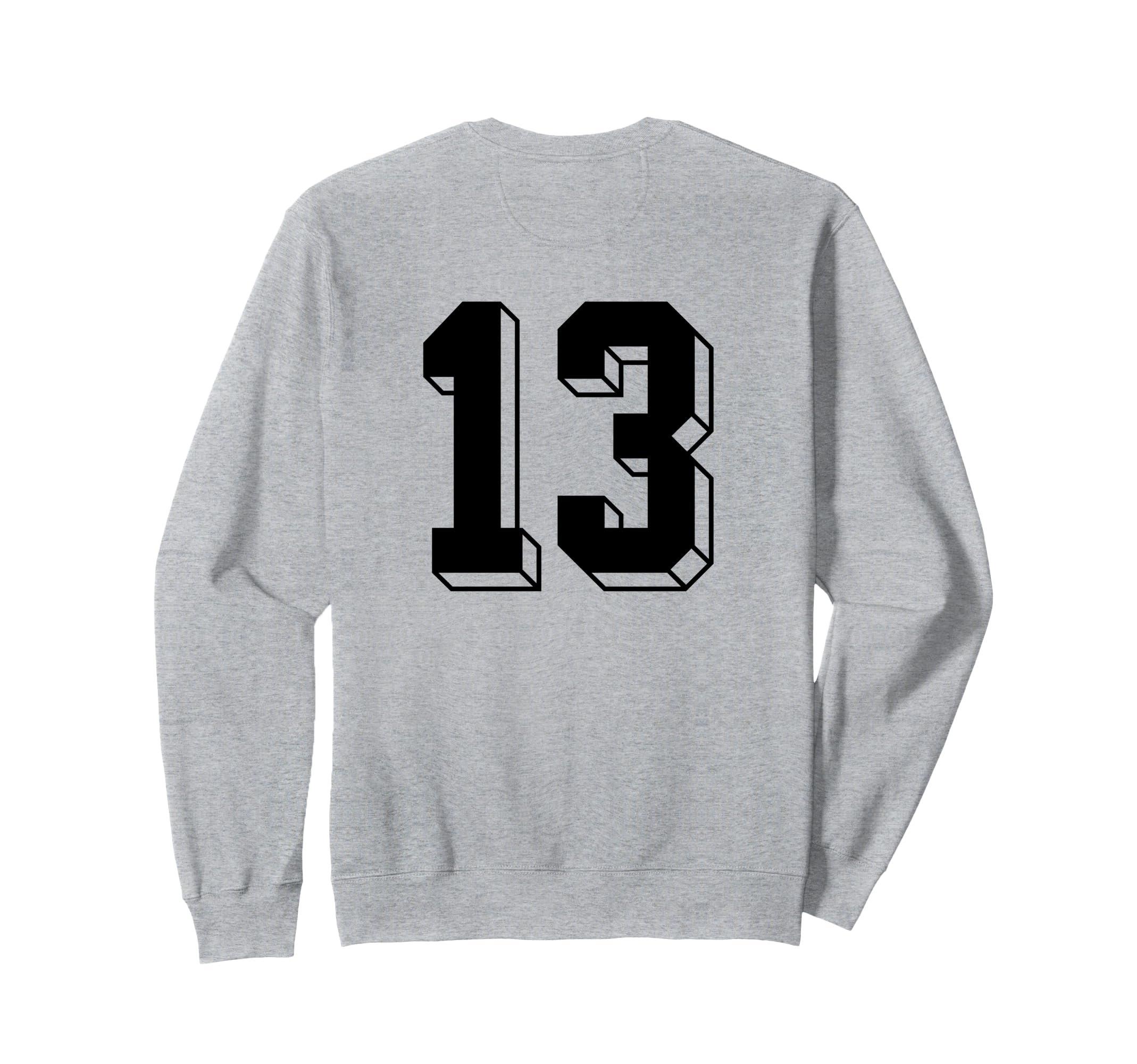 Number 13 Backside 80S 90S Team Jersey Sweatshirt - Trendy Graphic Unisex