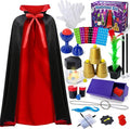 Magic Kit, Magic Tricks with Magician Costume for Kids, Magic Set for Kids Ages 6 7 8 9 10 11 12 Year Old