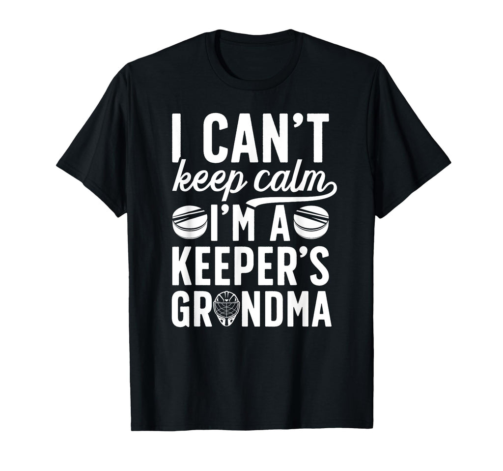 Im Hockey Keeper Grandma Ice Hockey T-Shirt - Graphic Print for Adults