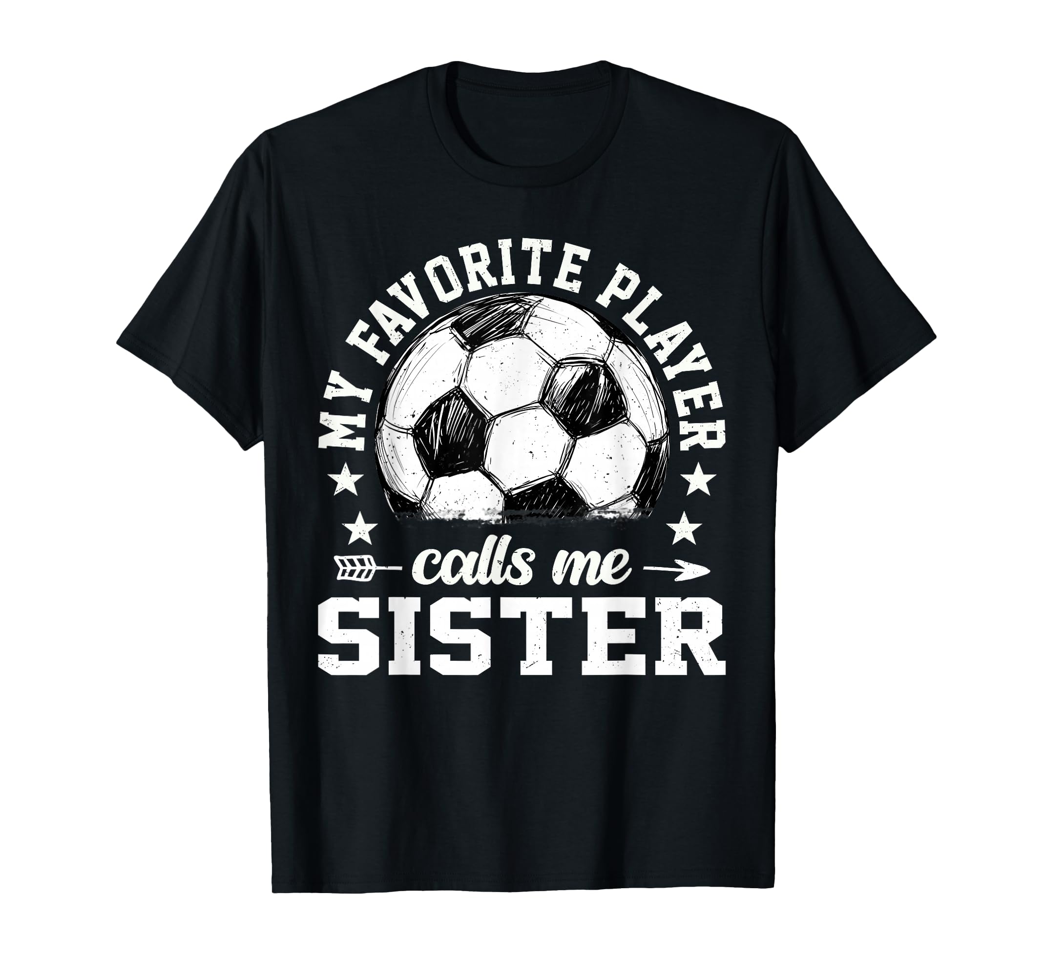 Soccer Player My Favorite Player T-Shirt - Casual Everyday Wear for Adults