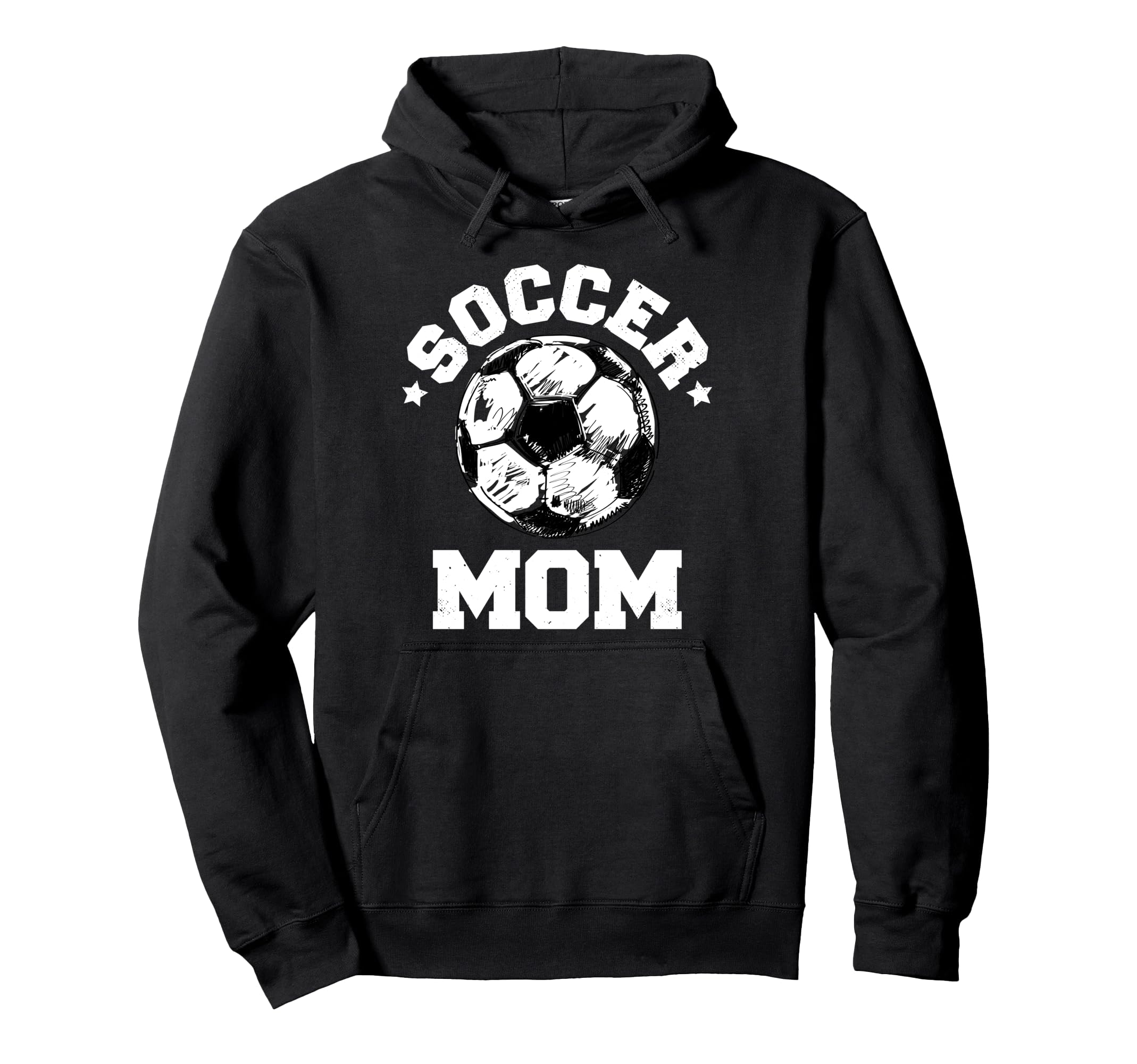 Soccer Mom Funny Soccer Ball Hoodie - Casual Everyday Wear Men Women
