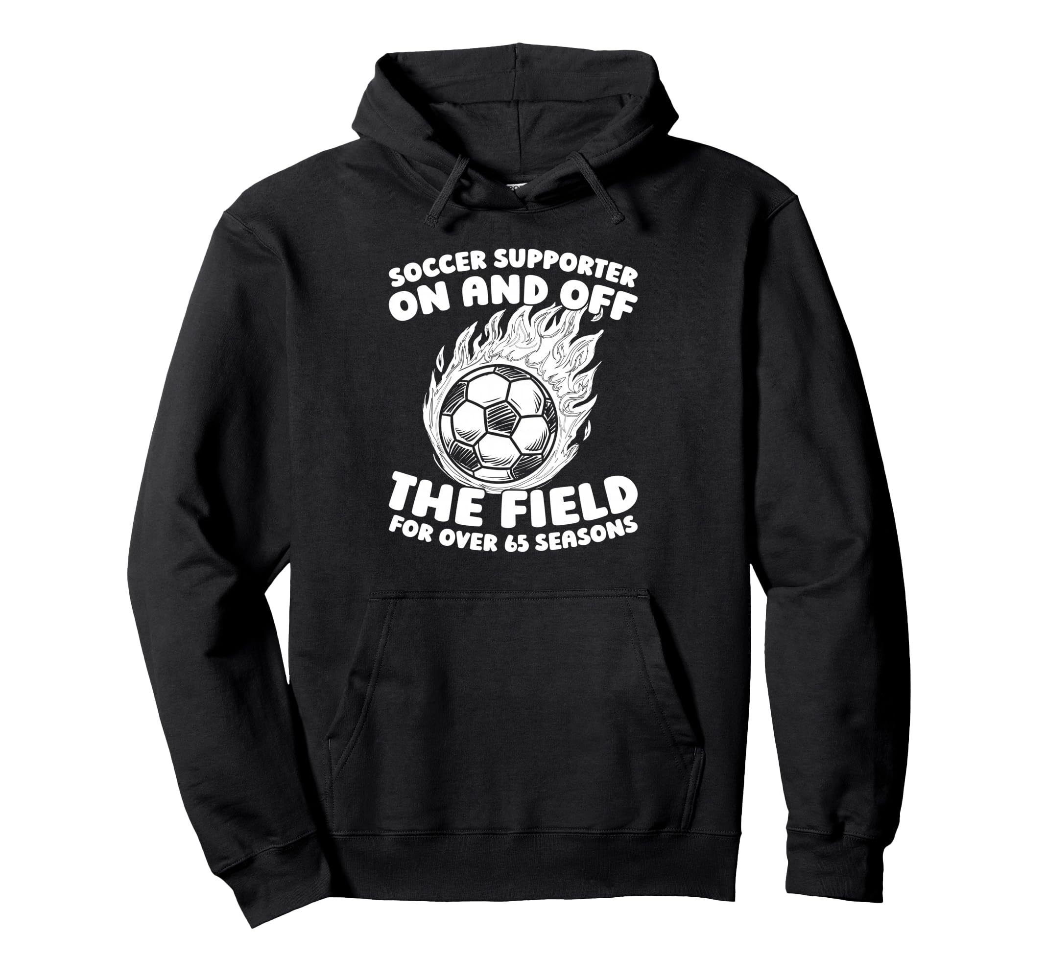 65Th Birthday Soccer Team Sports Player 65 Hoodie - Trendy Graphic Unisex