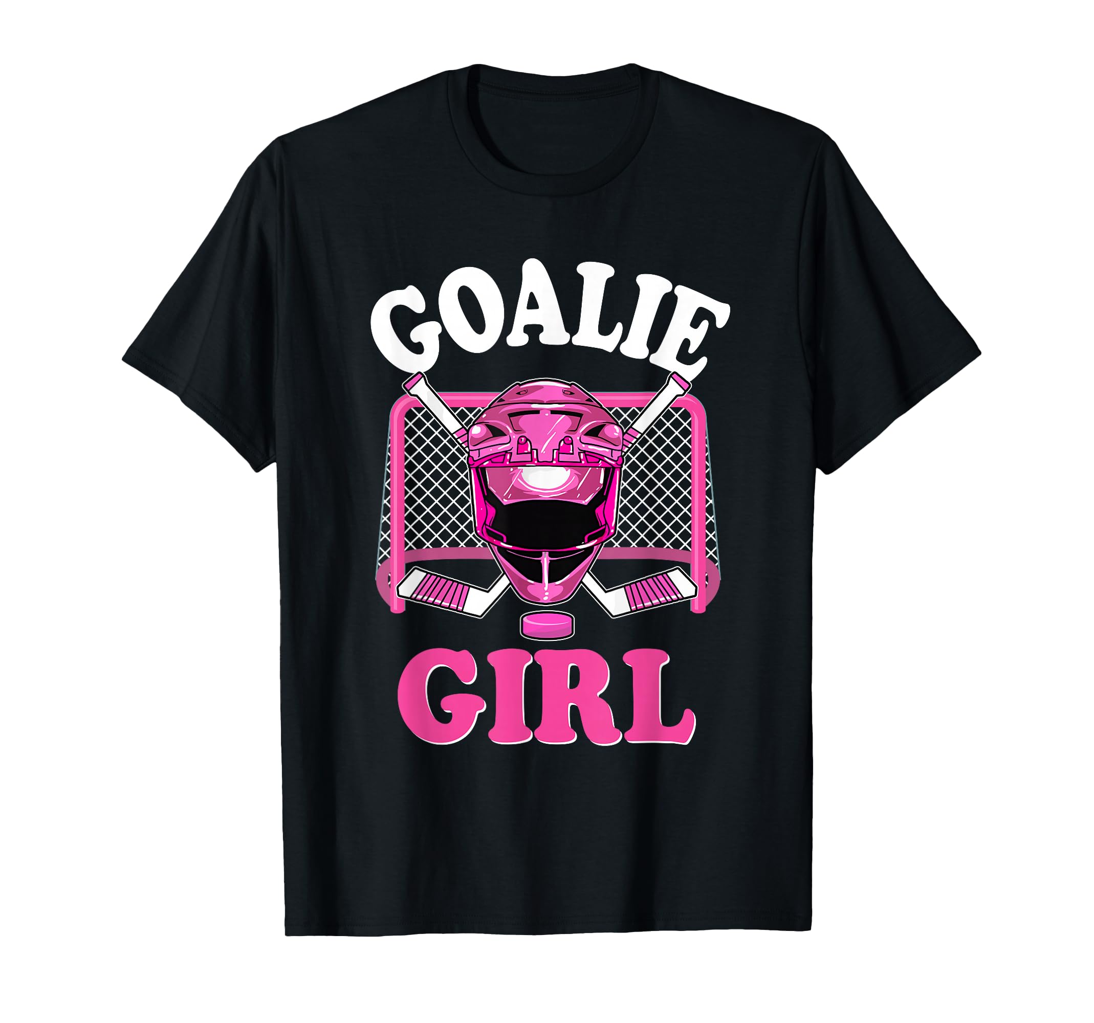 Ice Hockey Goalie Goalkeeper Hockey T-Shirt - Unique Graphic Men Women