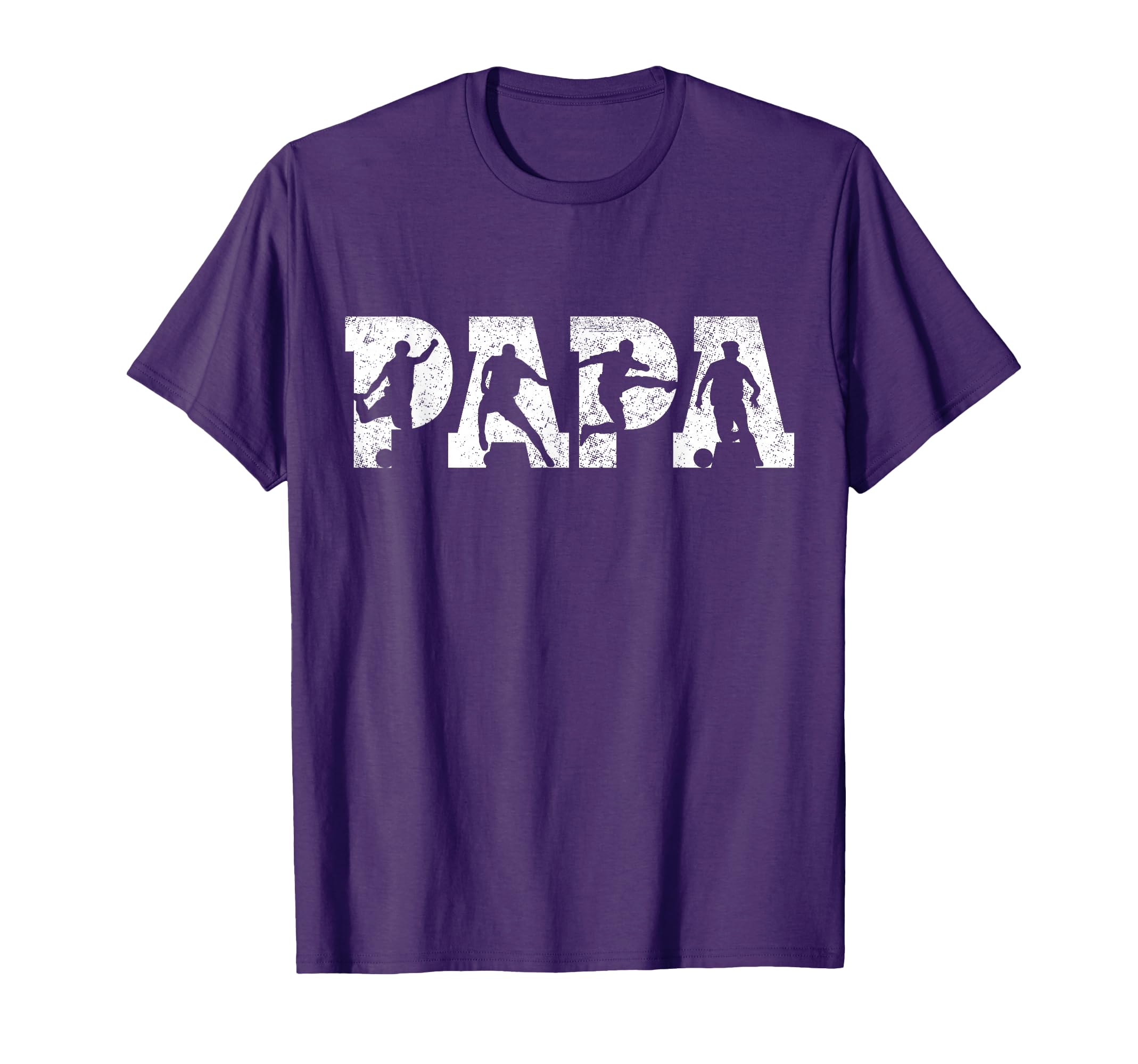 Soccer Papa Soccer Fathers Day T-Shirt - Minimalist Print for Adults