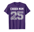 Senior Cheer Mom 2025 Groovy Cheer Mom T-Shirt - Aesthetic Graphic Unisex