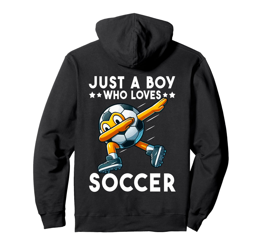 Just Who Loves Soccer Funny Soccer Lover Hoodie - Unique Graphic Unisex