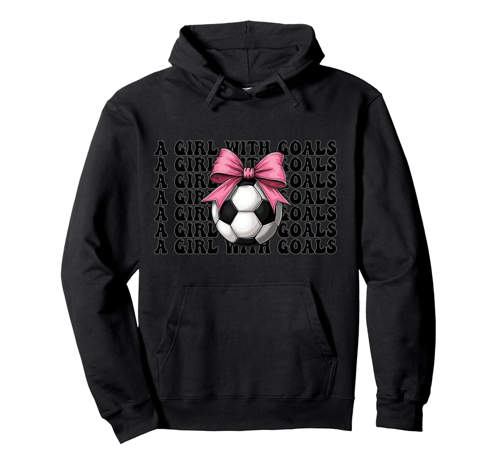 Soccer Soccer Mom Mothers Day Goals Hoodie - Trendy Graphic Men Women