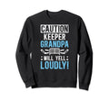 Hockey Keeper Grandpa Will Yell Sweatshirt - Streetwear Style Men Women