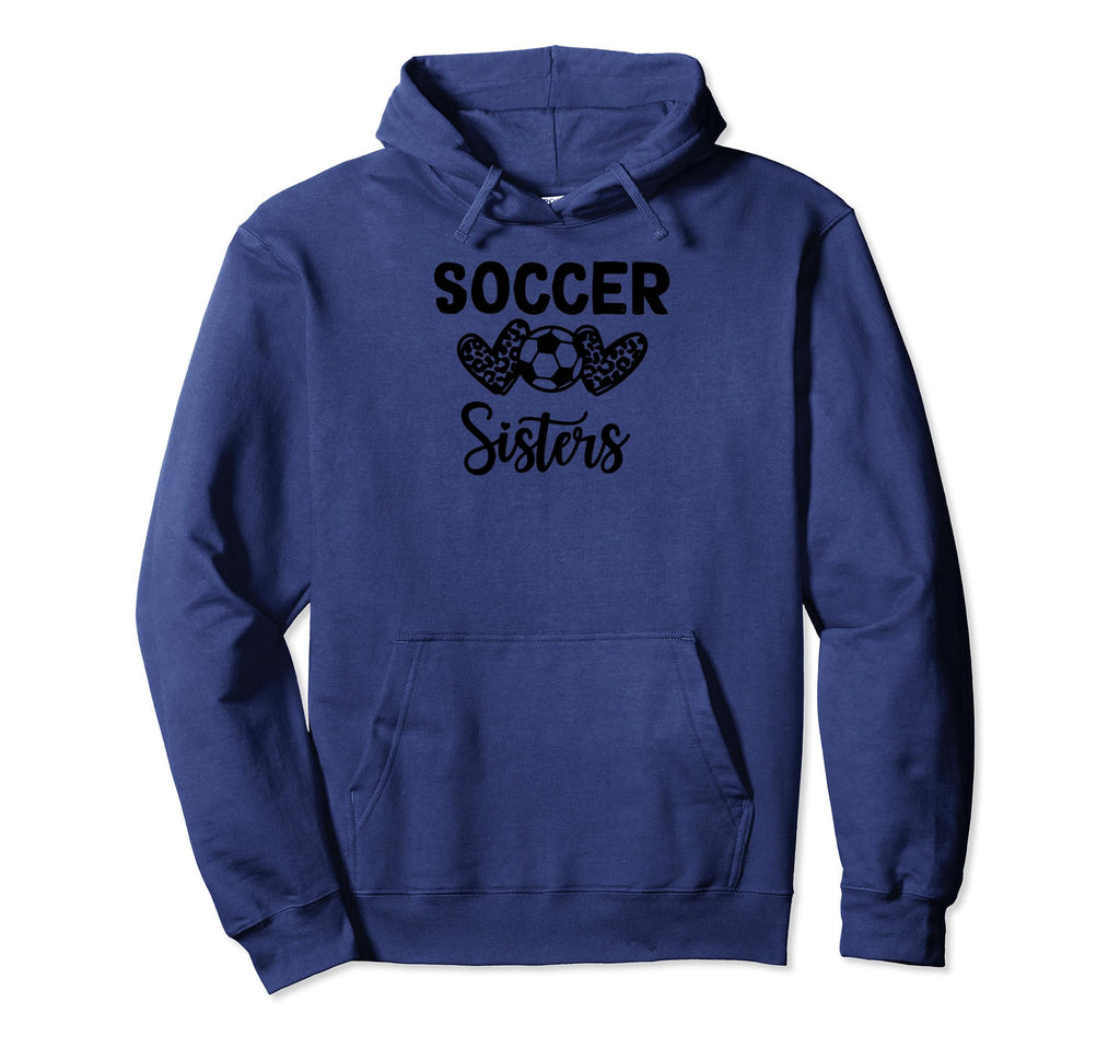 Soccer Sister Leopard Hoodie - Unique Graphic Unisex