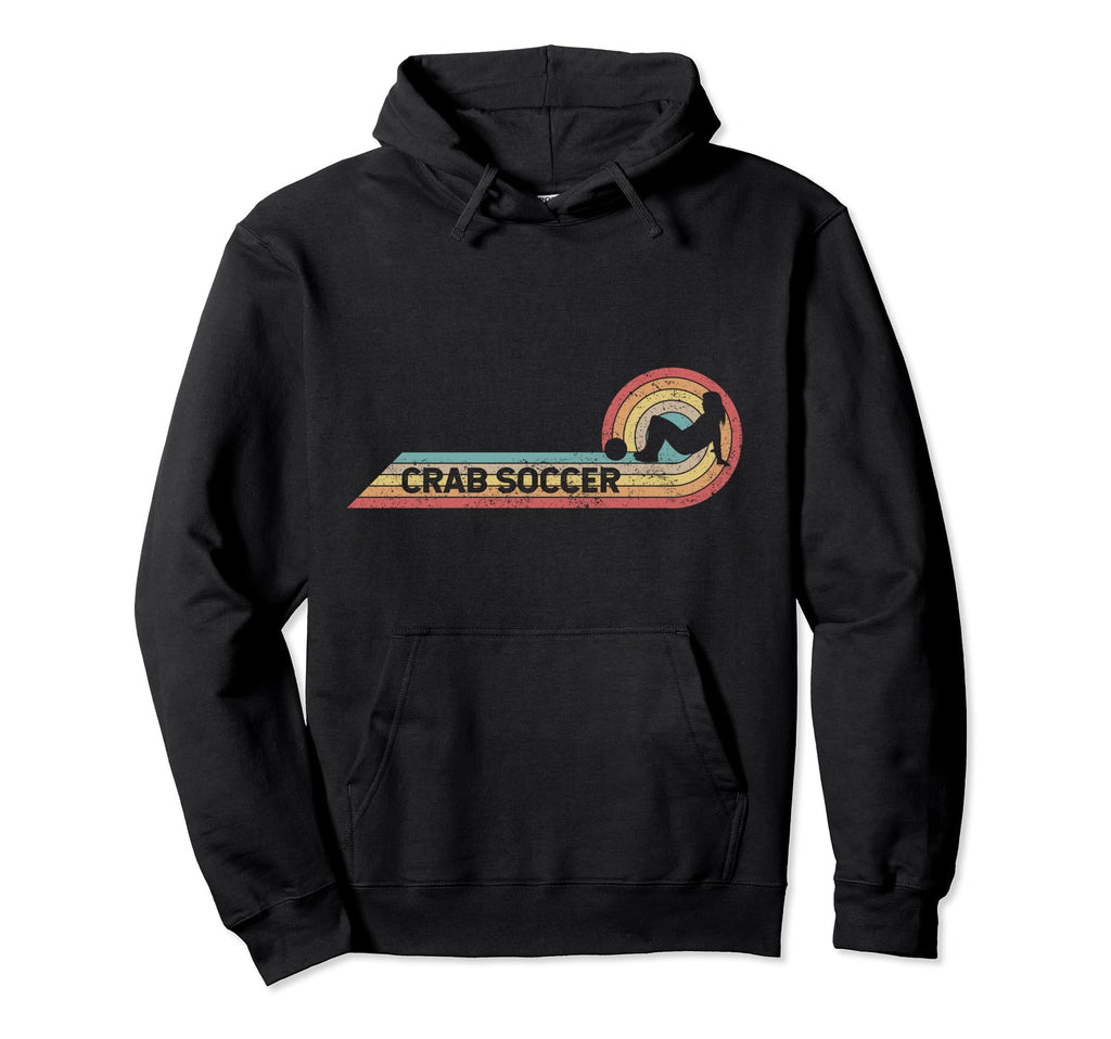 Crab Soccer Player Film Strip Hoodie - Trendy Graphic for Adults