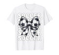 Soccer Soccer Mom Mama Mothers Day T-Shirt - Aesthetic Graphic Men Women