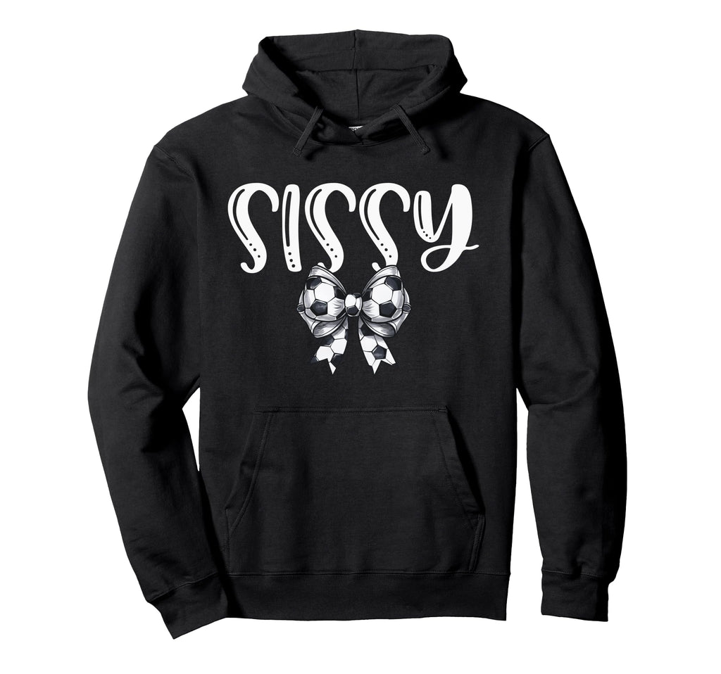 Coquette Soccer Sissy Spirit Hoodie - Graphic Print for Adults