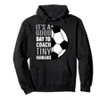 I Coach Tiny Humans Funny Soccer Hoodie - Casual Everyday Wear for Adults