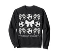 Soccer Sister Coquette Sister Soccer Sweatshirt - Graphic Print for Adults