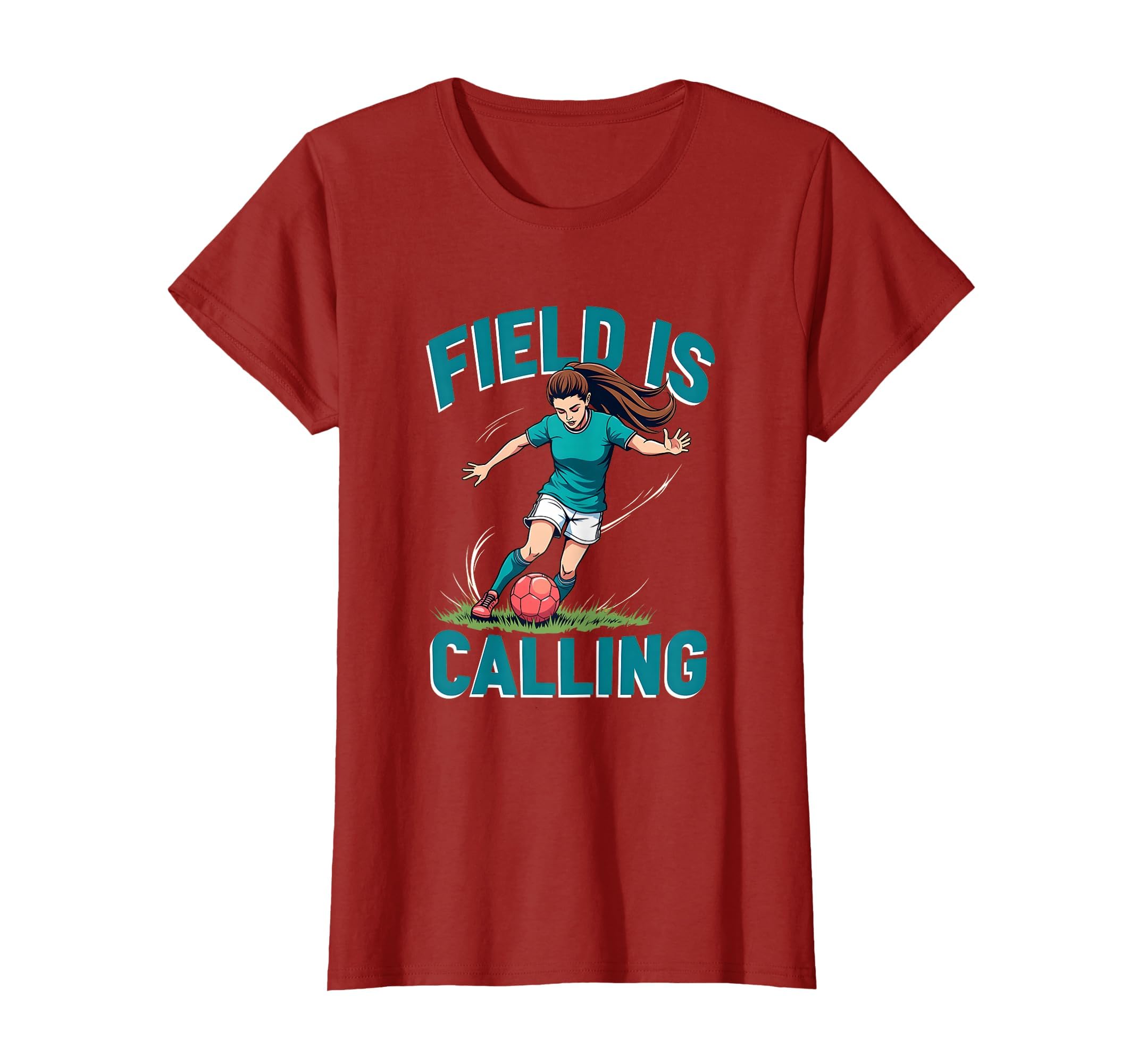 Field Is Calling Soccer T-Shirt - Streetwear Style Men Women