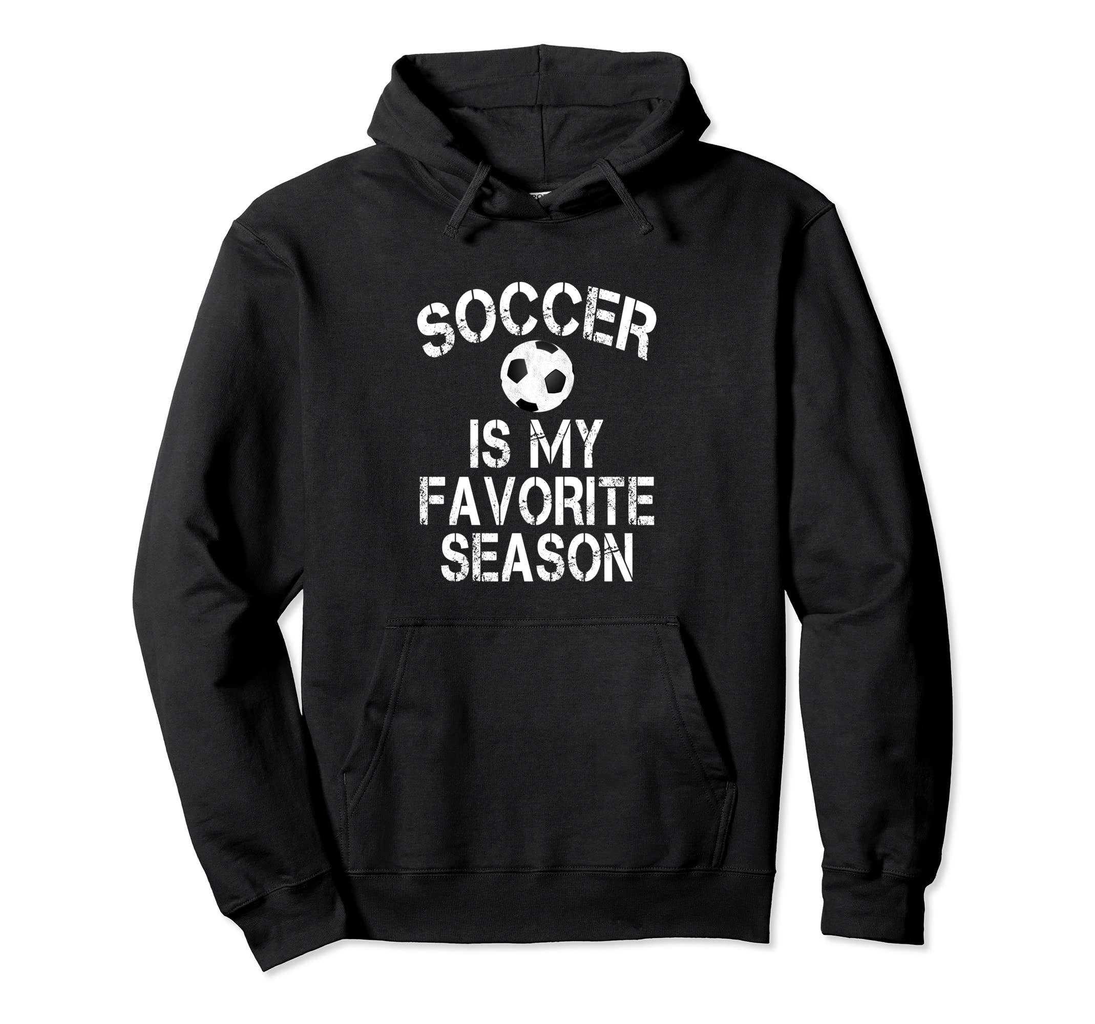 Soccer Is My Favorite Season Hoodie - Streetwear Style for Adults
