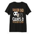 Soccer Dad Coffee Lover Tri Blend T-Shirt - Graphic Print for Adults