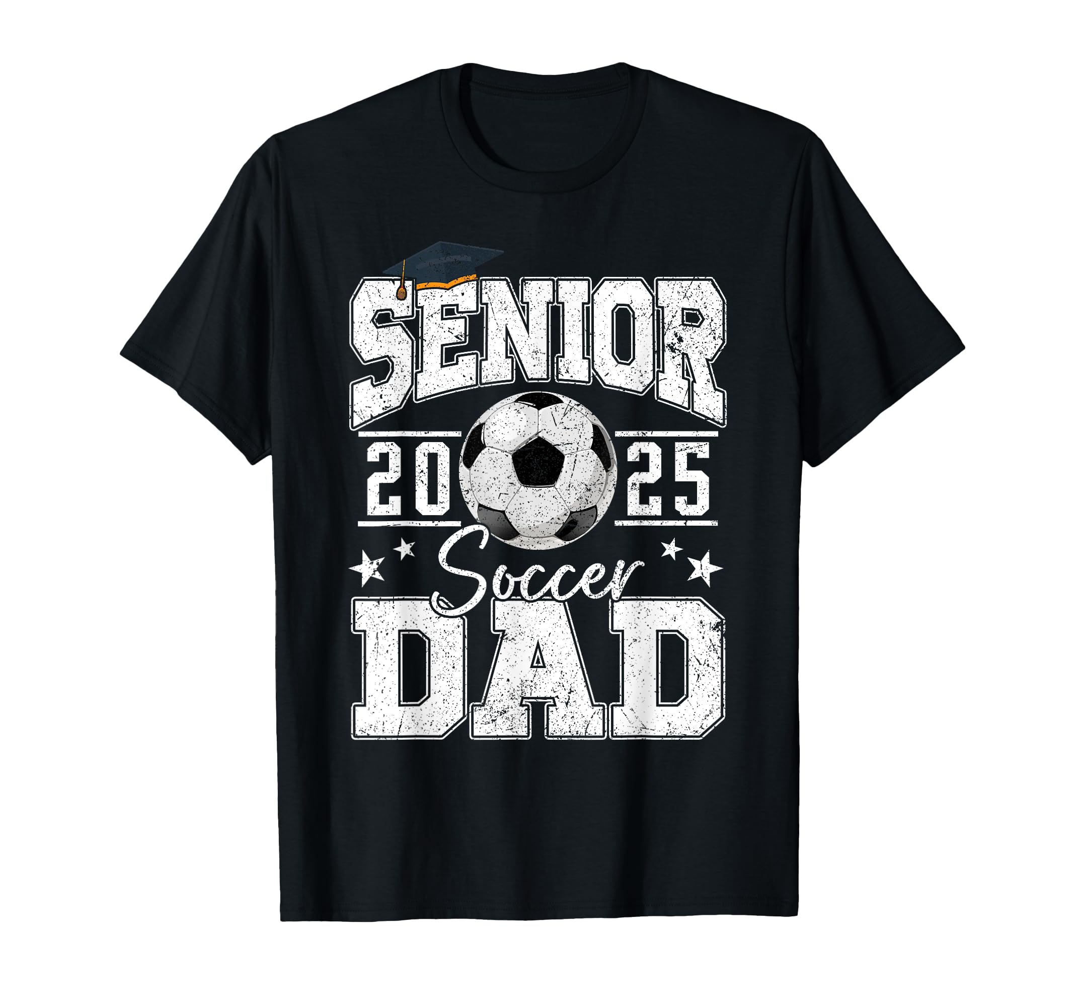 Senior Dad 2025 Soccer Class 2025 T-Shirt - Casual Everyday Wear Men Women