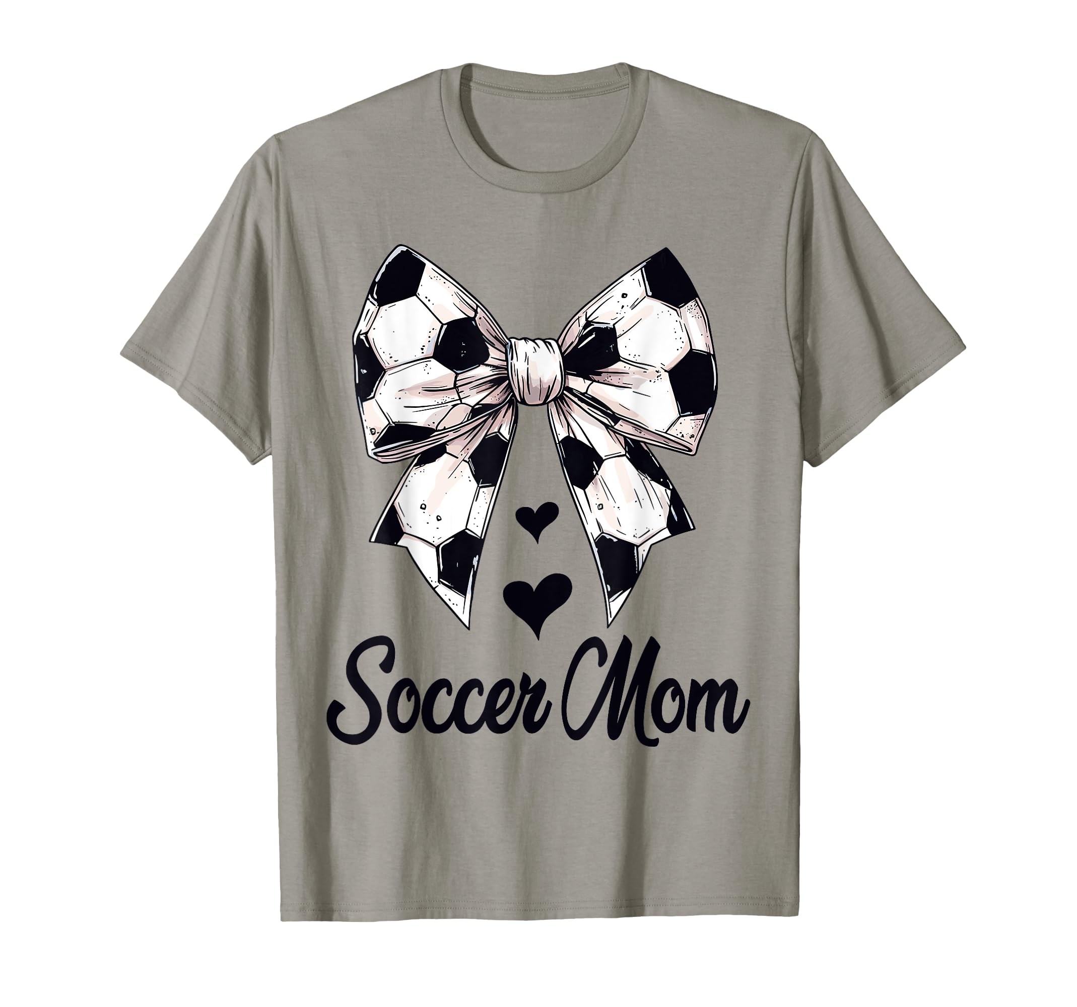 Soccer Mom Coquette Bow Soccer Lovers T-Shirt - Fun Novelty Design Unisex