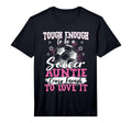 Soccer Player Aunt Mothers Day T-Shirt - Streetwear Style for Adults