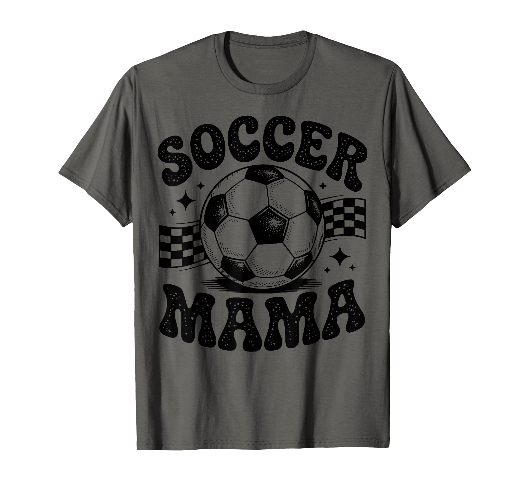 Soccer Mama Football Soccer Player Mom T-Shirt - Unique Graphic Men Women