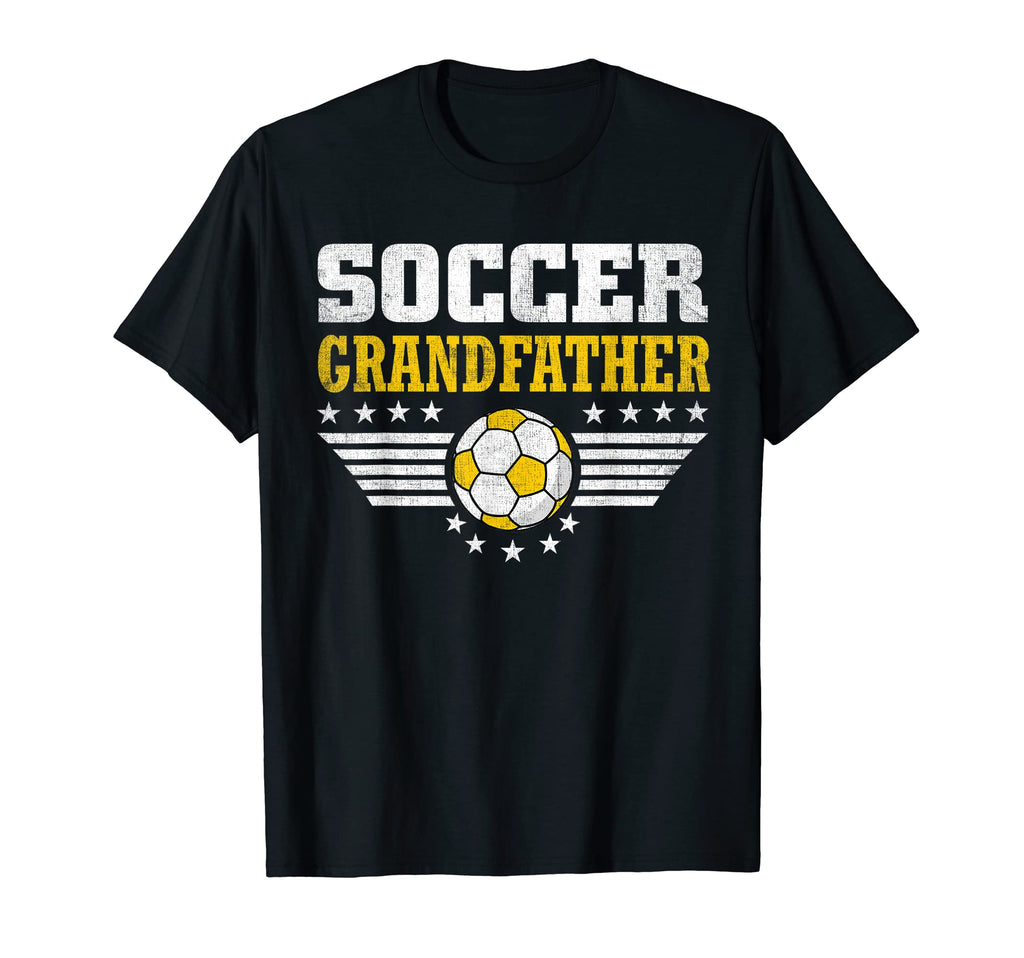 Mens Soccer Grandfather Soccer Player T-Shirt - Graphic Print for Adults