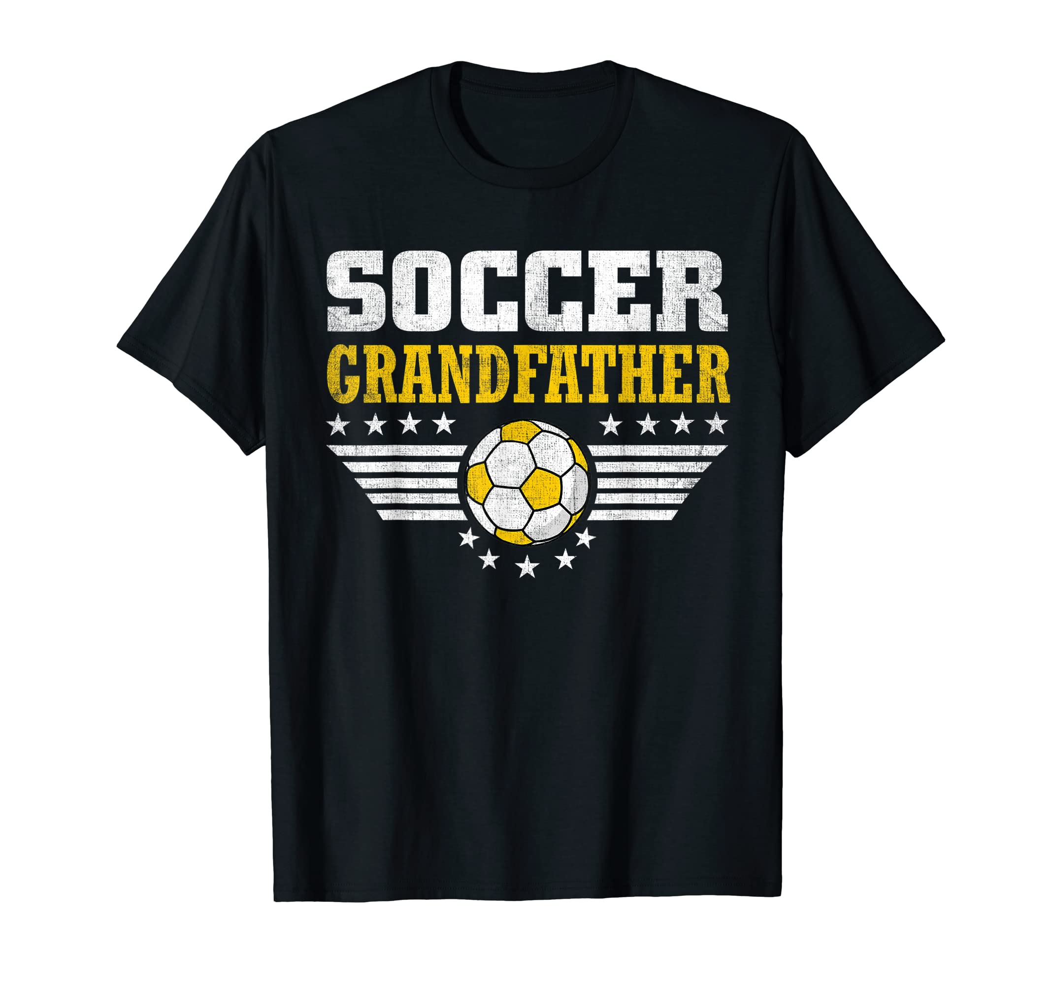 Mens Soccer Grandfather Soccer Player T-Shirt - Graphic Print for Adults