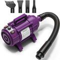 Burano Dog Dryer, High Velocity Pet Hair Dryer, 4.3HP Stepless Adjustable Speed Dog Hair Force Dryer for Dogs, Cats & More, Powerful Pet Blower with Heater