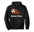 Soccer Nana Grandma Groovy Sports And Hoodie - Custom Art Print Unisex