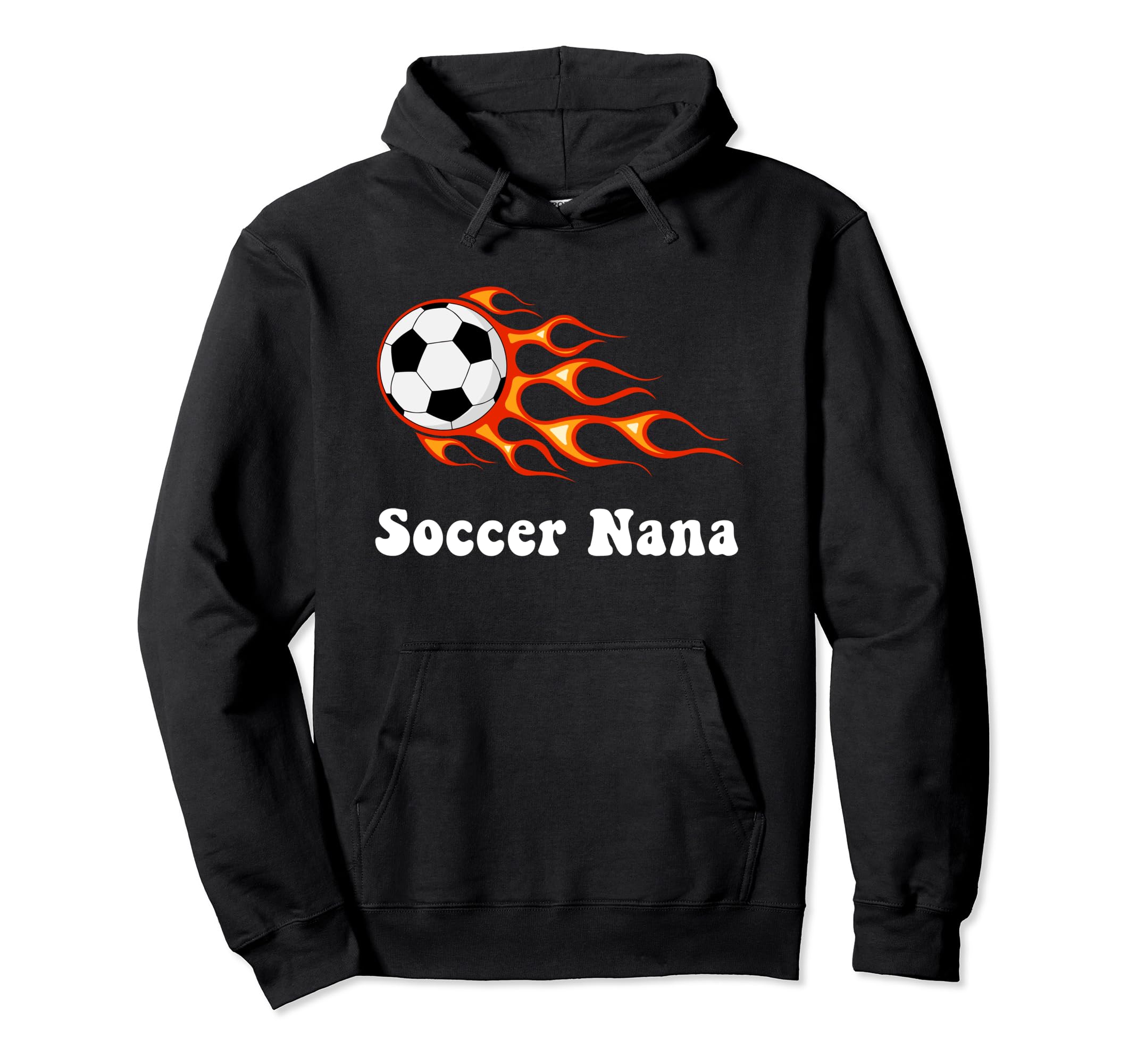 Soccer Nana Grandma Groovy Sports And Hoodie - Custom Art Print Unisex