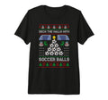 Deck Hall Soccer Balls Ugly Soccer T-Shirt - Custom Art Print Men Women