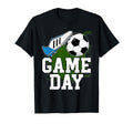 Game Day Soccer Ball Hearts Soccer T-Shirt - Fun Novelty Design Men Women