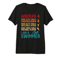 Swimming Coach Swimmer Funny Swim T-Shirt - Streetwear Style Men Women