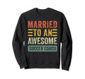 Married To Awesome Soccer Coach Sweatshirt - Aesthetic Graphic for Adults
