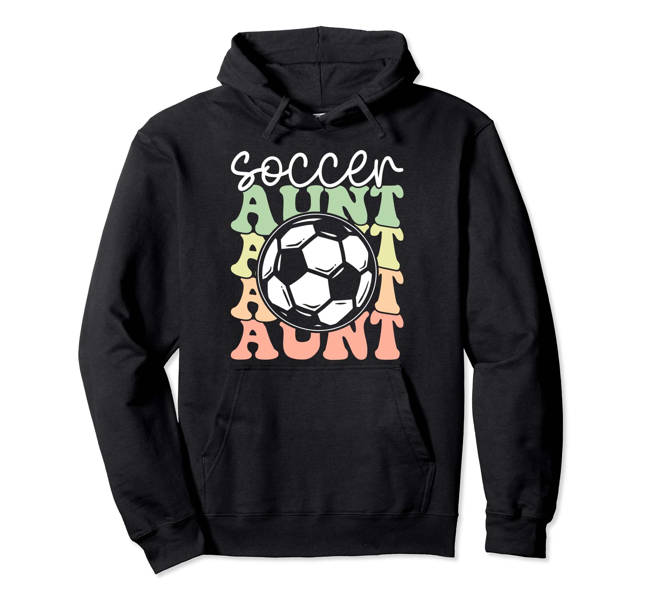 Soccer Aunt Sports Lover Player Matching Hoodie - Custom Art Print Unisex