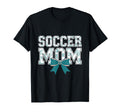Soccer Mom Coquette Bow Mothers Day T-Shirt - Custom Art Print for Adults