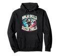 Soccer Player Ninja Skills Soccer Hoodie - Unique Graphic Men Women