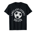 Langlade County Soccer Distressed 90S T-Shirt - Aesthetic Graphic Unisex