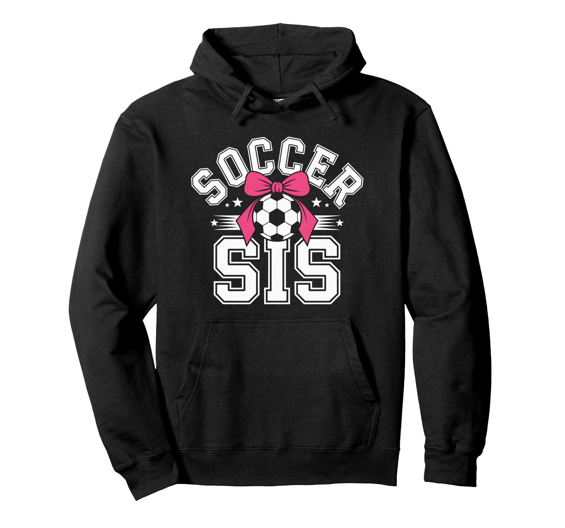 Soccer Sister Funny Coquette Bow Sport Hoodie - Streetwear Style Men Women