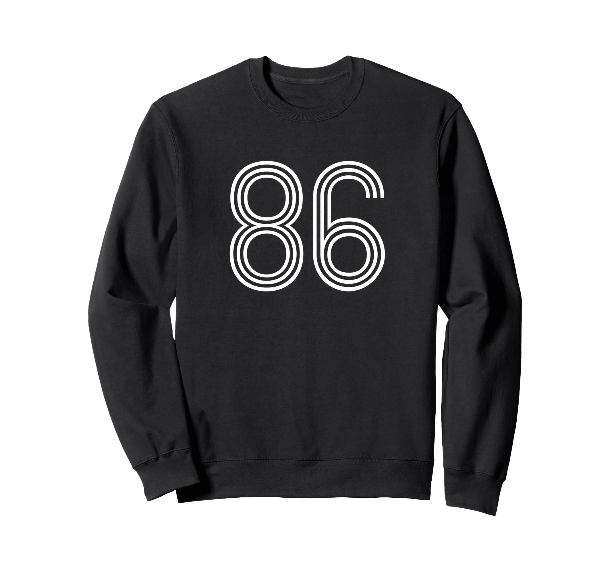 Number 86 1986 Sports Football Fans Sweatshirt - Streetwear Style Unisex