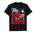 My Son Is Hockey Goalkeeper Mom Ice T-Shirt - Custom Art Print for Adults